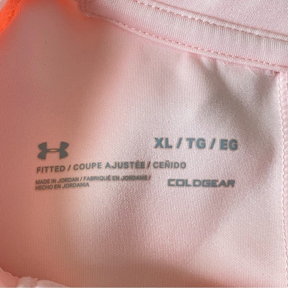 Under Armour Pink FittedColdGear Form Long Sleeve Tee  - 35763 - Picture 11 of 12